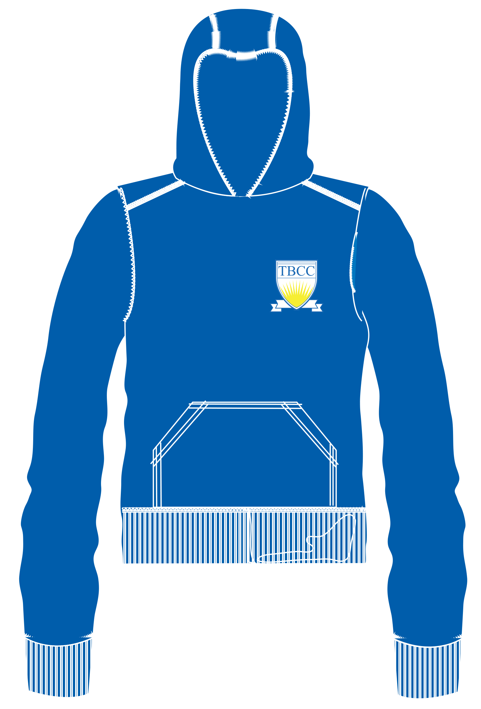 royal blue leavers hoodie